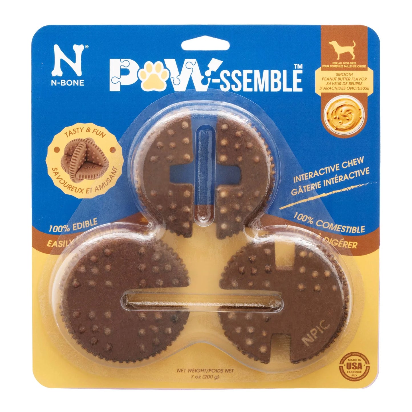 N-Bone® Paw-ssemble Interactive Chew Peanut Butter Flavor