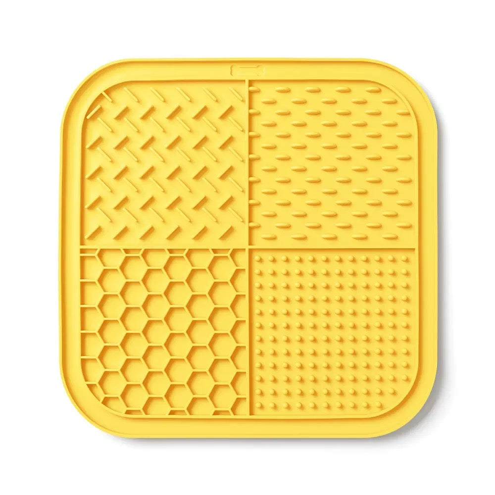 Pet Silicone Licking Mat Split Design