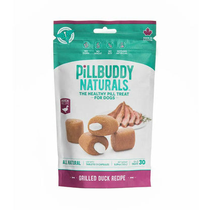 Pill Buddy Naturals Grilled Duck 150g 30ct - Paws Discovery 