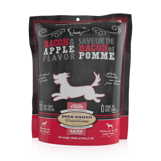 Dog GrainFree Treats Bacon & Apple 16 oz