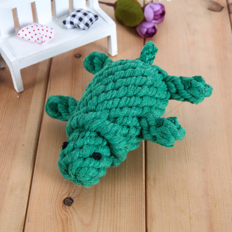 Turtle Hand made dog chew toy