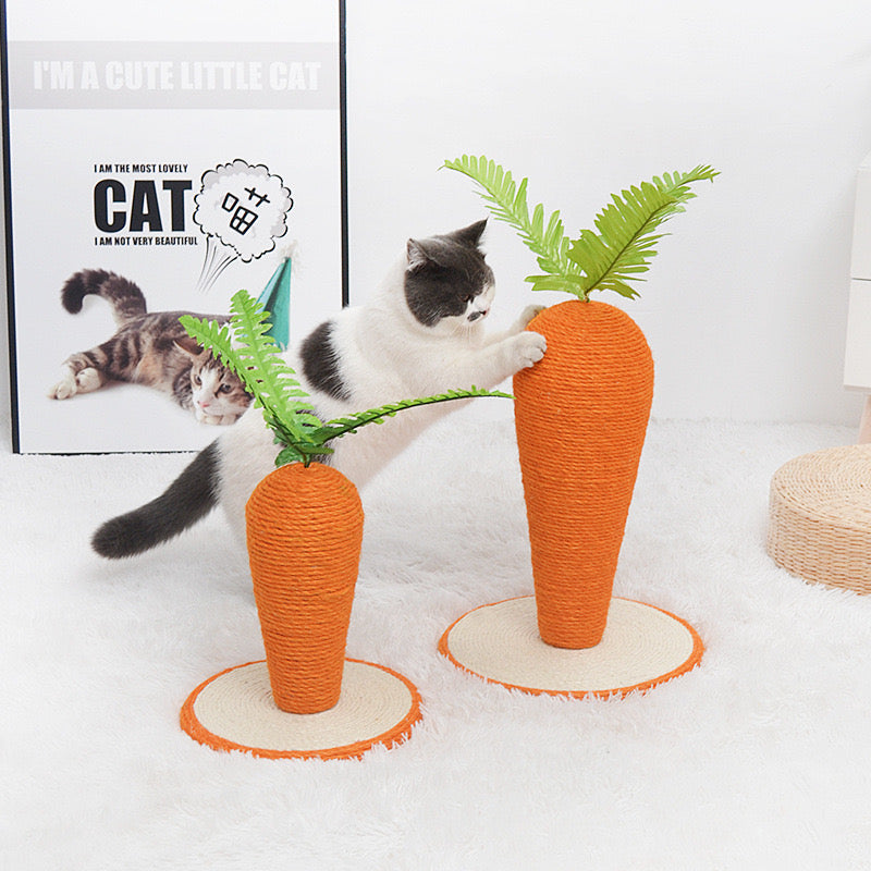 Cat Scratch Tree Carrot Shape