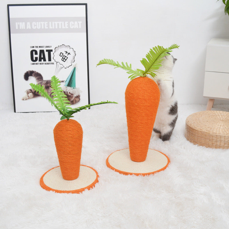 Cat Scratch Tree Carrot Shape