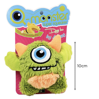 Fluffy Squeaker Monster Ball Toy - Paws Discovery 