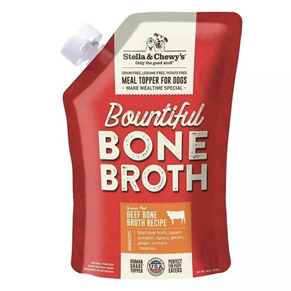 Dog Bountiful Bone Broth Grass Fed Beef 16 oz - Paws Discovery 