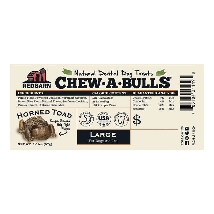 Chew-A-Bulls Horned Toad Large