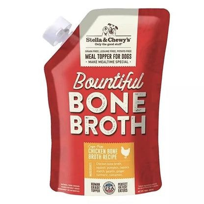 Dog Bountiful Bone Broth CageFree Chicken 16oz - Paws Discovery 