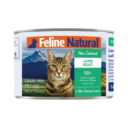 Feline Natural Lamb Feast Can 170g - Paws Discovery 