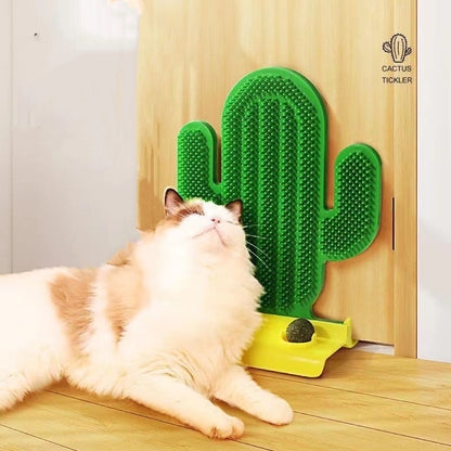 Cactus Massage Comb Wall Stand For Cat - Paws Discovery 