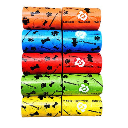 Biodegradable Environmental Friendly Scented Dog Poop Bag - Paws Discovery 