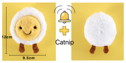 Stuffed Cat Toys With Catnip and Bell - Paws Discovery 