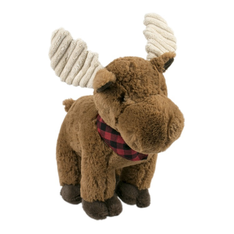 11" Plush Moose with Crunch Squeaker Toy