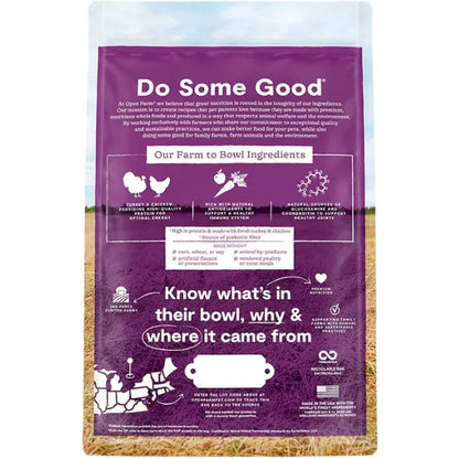 Open Farm Dog Gain Free Senior Turkey&Chicken 4 lb - Paws Discovery 