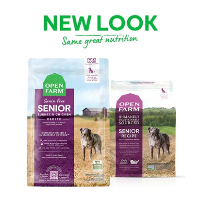 Open Farm Dog Gain Free Senior Turkey&Chicken 4 lb - Paws Discovery 