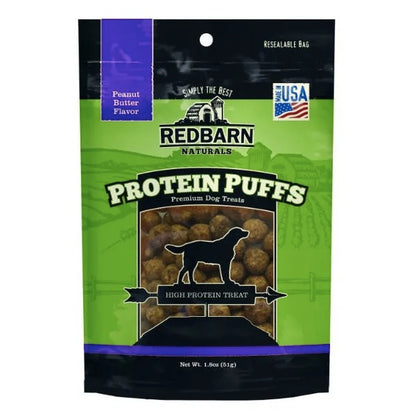 Protein Puffs Dog Treats Penut Butter Flavour - Paws Discovery 