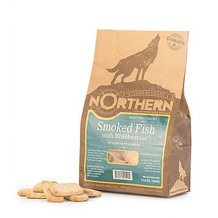 Northern Biscuit Wheat Free Smoked Fish w/ Blueberries Dog Treats