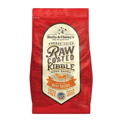 Stella & Chewy's Raw Coated Kibble - Grass-Fed Beef Recipe - Paws Discovery 