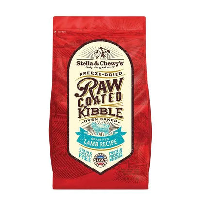 Stella & Chewy's Raw Coated Dog Kibble - Grass-Fed Lamb Recipe - Paws Discovery 