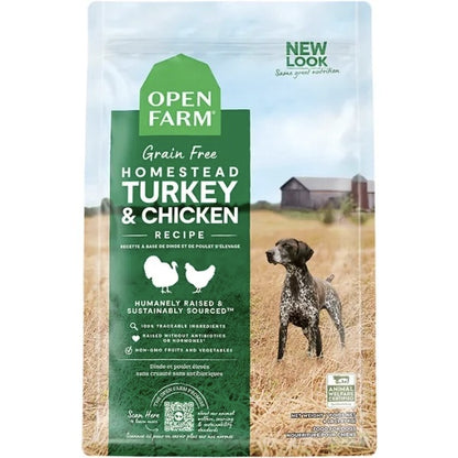 Open Farm Dog Grain Free Homestead Turkey & Chicken 4 lb - Paws Discovery 