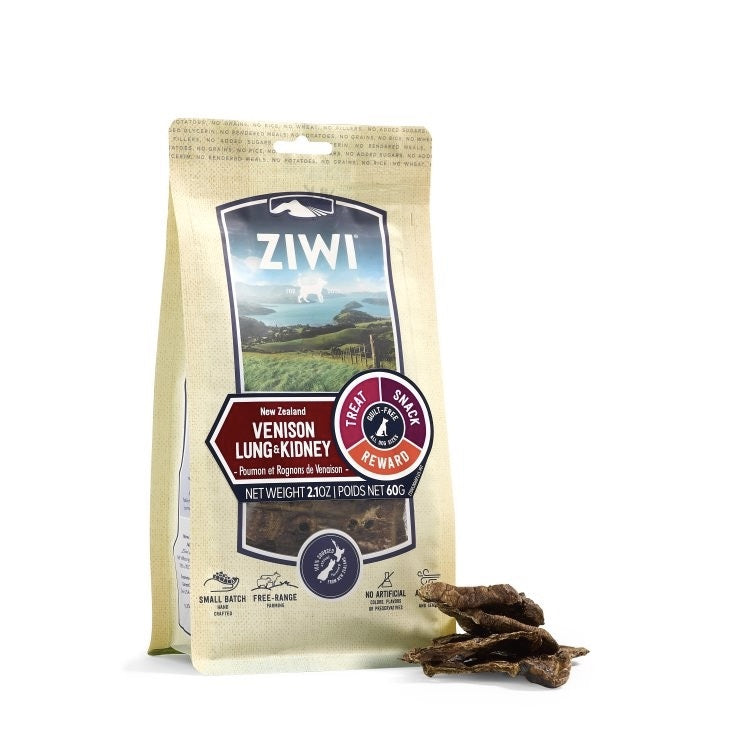 ZIWI Peak Dog Venison Lung and Kidney 60g