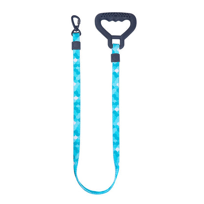 Nylon Camouflaged Dog Leash with Rubber Handle - Paws Discovery 