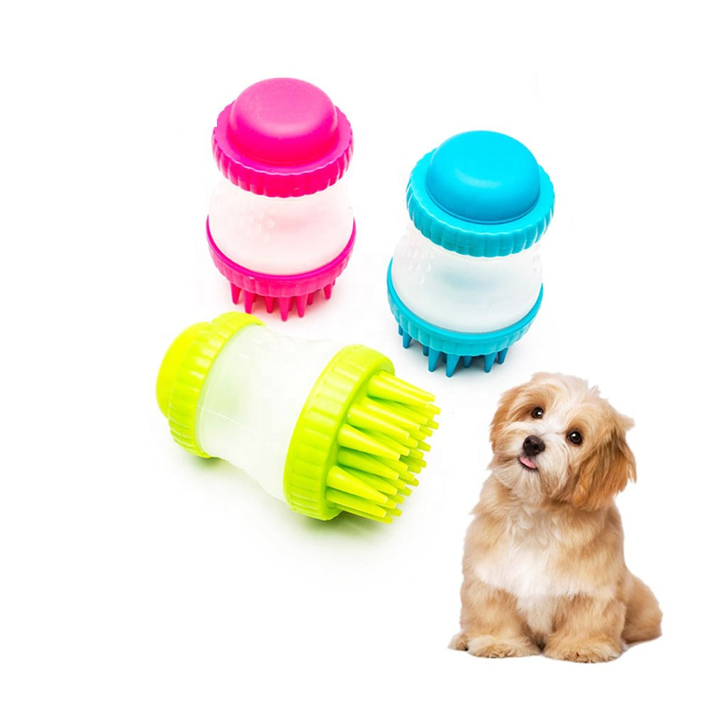 Multifunction Silicone Pet Brush Bath Comb and Tools
