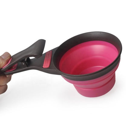 Collapsible Measuring Cup with Bag Clip - Paws Discovery 