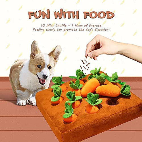 Carrot Plush Snuffle Interactive Training Toy