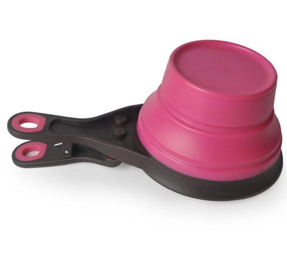 Collapsible Measuring Cup with Bag Clip - Paws Discovery 