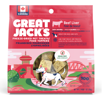 Dog Freeze Dried Beef Liver - Paws Discovery 