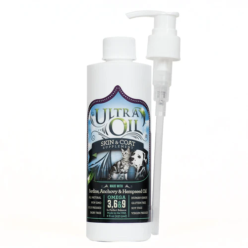 Ultra Oil Skin and Coat Supplement for Dogs and Cats - Paws Discovery 