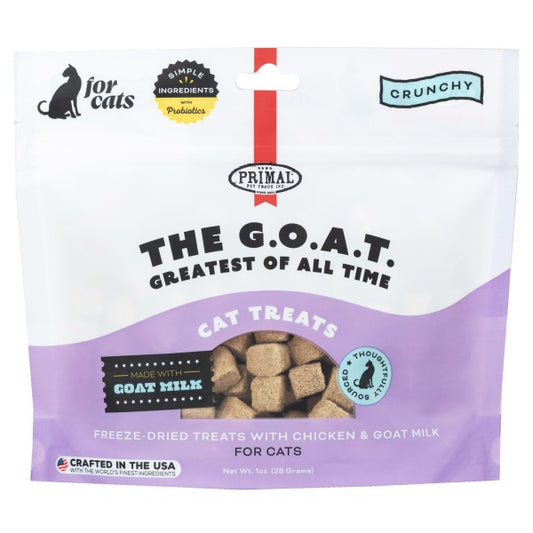 Freeze Dried Cat Treats with Chicken & Goat Milk