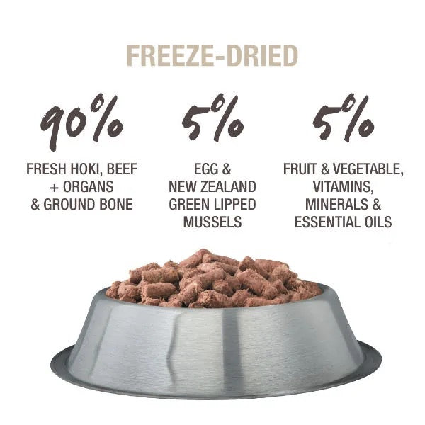 K9 Natural-Freeze Dried Hoki & Beef Feast 500g Dog Food