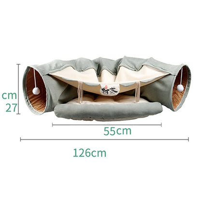 Foldable Cat Tunnel House - Paws Discovery 