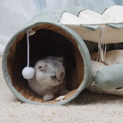 Foldable Cat Tunnel House - Paws Discovery 