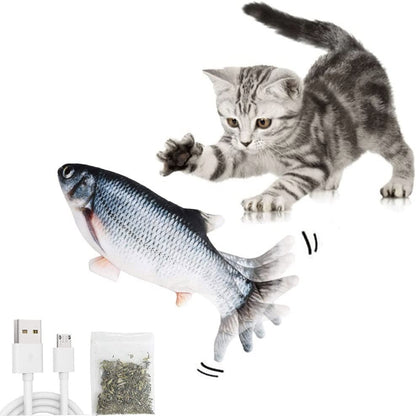 Flappy Dancing Fish Cat Toy - Paws Discovery 