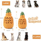 Pineapple-Natural Rubber Dog Toy for Aggressive Chewers