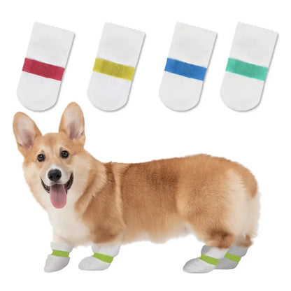 Disposable Water Resistance Pet Socks - Paws Discovery 