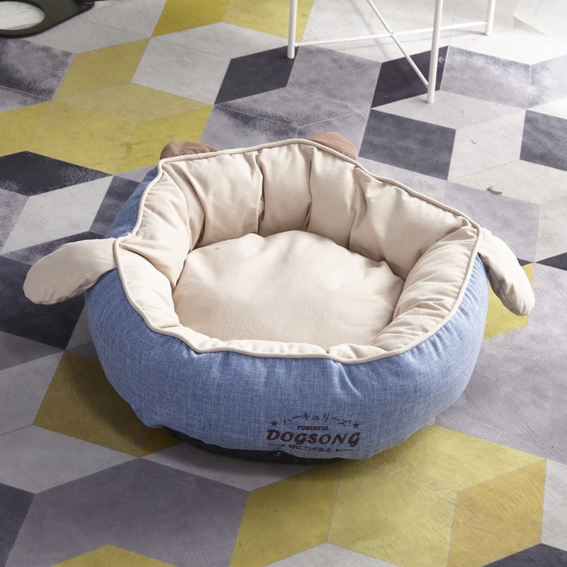 Designer Cuddler Round Pet Bed