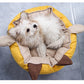 Designer Cuddler Round Pet Bed