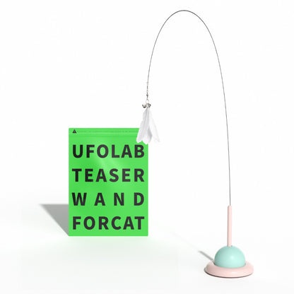 Cat Teaser Wand with Suction Cups - Paws Discovery 