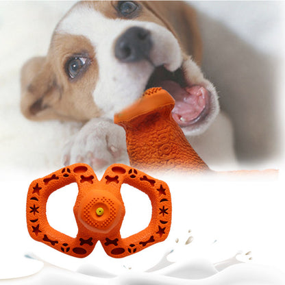 Natural Rubber Dog Toy for Aggressive Chewers - Paws Discovery 