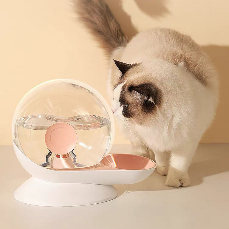 Gravity-Powered Pet Water Feeder: Effortless Hydration for Cats and Dogs