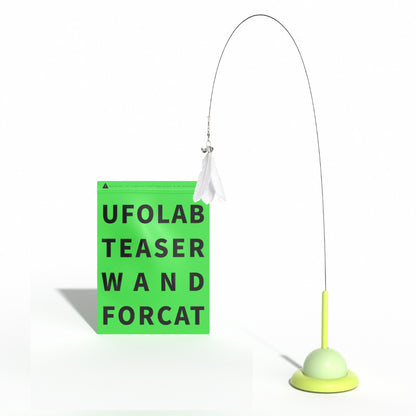 Cat Teaser Wand with Suction Cups - Paws Discovery 