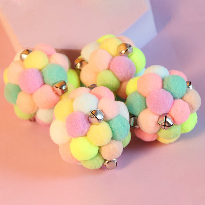 Pom Pom Cat Ball with Bells - Paws Discovery 