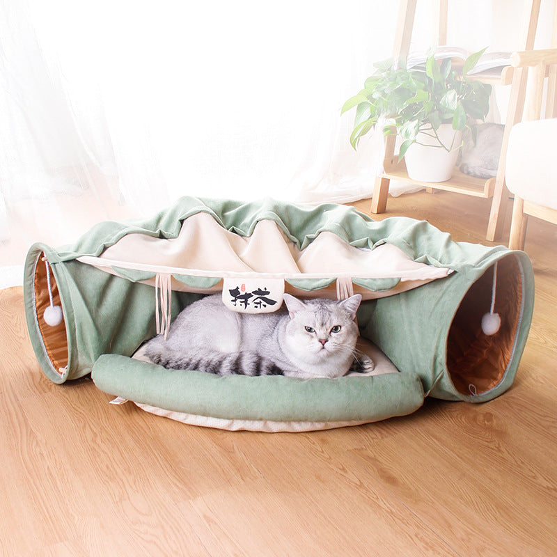 Foldable Cat Tunnel House