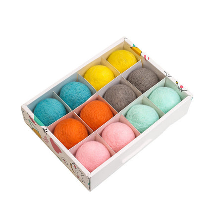 Pure Wool Ball Cat Toys - Paws Discovery 