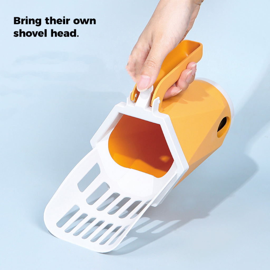 Cat Litter Scoop Shovel with Bag Holder - Paws Discovery 