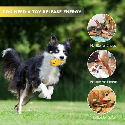 Slipper-Natural Rubber Dog Toy for Aggressive Chewers - Paws Discovery 