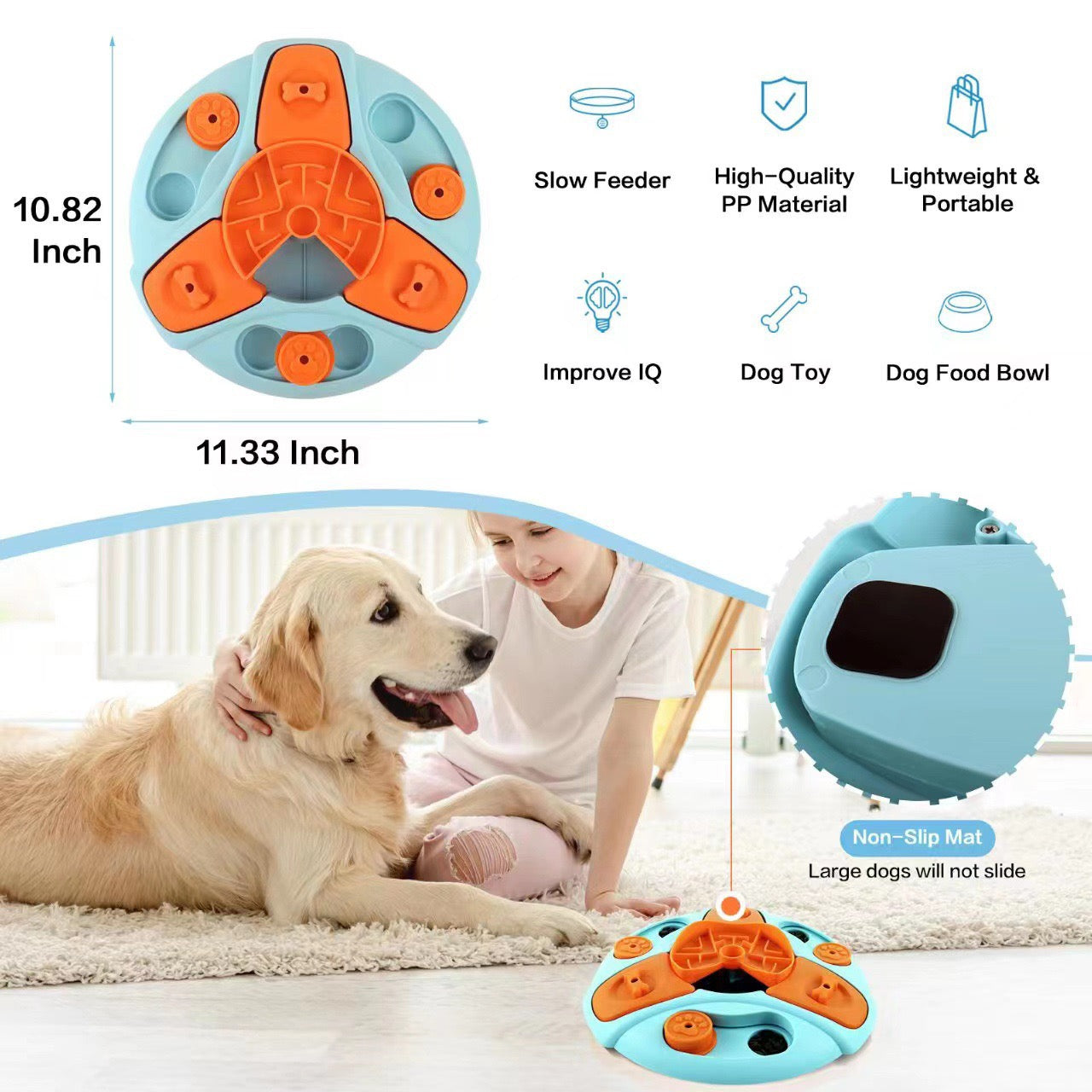 Slider Interactive Puzzle Snuffle Dog Toy